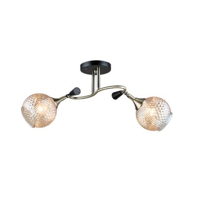 Люстра ЛАЙТ СФЕРА 5074/2 AB+BK Черный