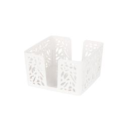 Салфетница Лира квадратная белый/Homver/