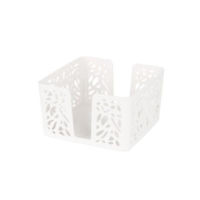 Салфетница Лира квадратная белый/Homver/