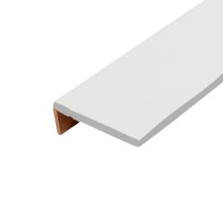 Наличник TRIADOORS 3D Brush классический белоснежный-матовый 2440*70 мм