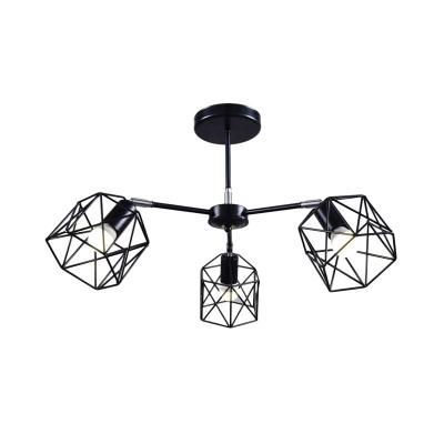 Люстра ЛИГА СВЕТА PC21101 BK+CR/3C Черный