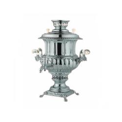 Самовар никель 6 л