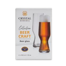 Набор бокалов 2шт 550мл BEERCRAFT /Bohemia Crystal/