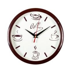Часы настенные РУБИН Coffee 22 см 2222-275