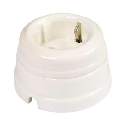 Розетка сетевая ТМ МЕЗОНИНЪ с заземлением белый GE70301-01