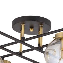 Люстра ЛАЙТ СФЕРА 40086MD/6 MBK+AB Черный