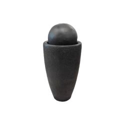 Фонтан GLQ Ваза с шаром Графит 31*30,5*65 см