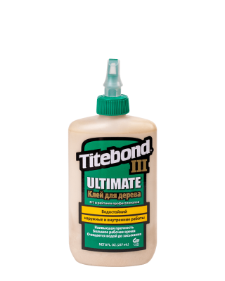 Клей ПВА TITEBOND III Ultimate столярный повышенной влагостойкости 237 мл