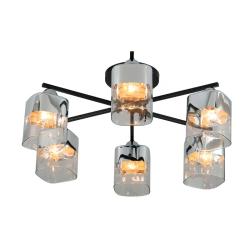 Люстра ЛАЙТ СФЕРА 07275/6 Black+chrome Черный