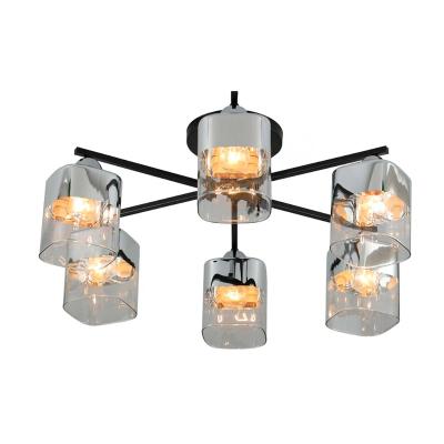 Люстра ЛАЙТ СФЕРА 07275/6 Black+chrome Черный