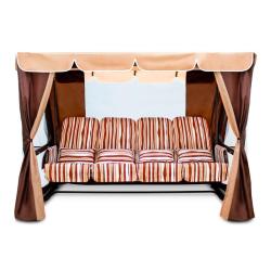 Качели садовые АРНОВЕРК Элит люкс+ Шоколад 265*130*172 см