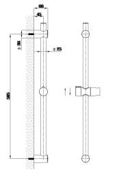 Душевая стойка ESKO SR725GM 