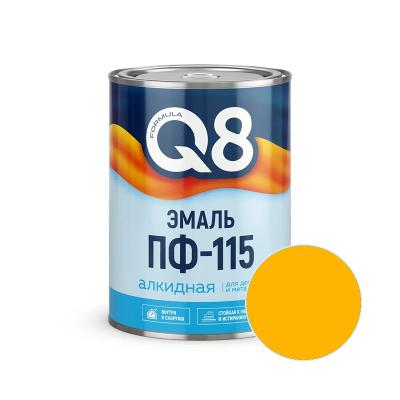 Эмаль FORMULA Q8 ПФ-115 Желтый 0,9 кг