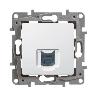 Механизм розетки компьютерной LEGRAND Etika RJ45 белый 672241