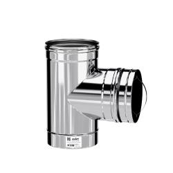 Тройник-ревизия CRAFT AISI 316 90° 0,5 мм 160 мм