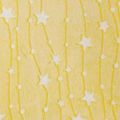 Плед CASA CONFORTE Stella Звезды Желтый 150*200 см