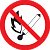 Знак безопасности Запрещается пользоваться открытым огнем и курить 180 мм