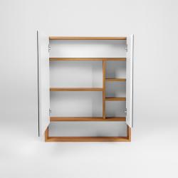 Зеркальный шкаф VIANT Мальта 80*85 см 