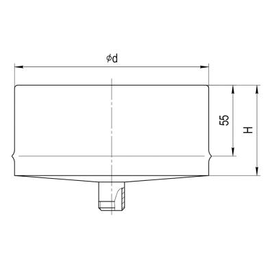Конденсатоотвод-сэндвич FERRUM AISI 430 0,5 мм 280 мм