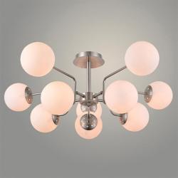 Люстра ЛАЙТ СФЕРА 74527/10 Sand nicel Никель