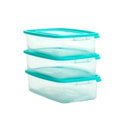 Набор контейнеров Каскад, 3шт, 0,7л, в асс /Полимербыт/