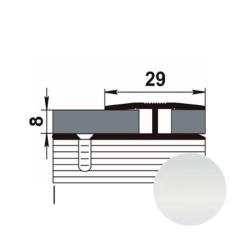 Профиль одноуровневый ЛУКА ПС 15 Алюминий 001 2,7 м