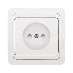 Розетка сетевая MAKEL Mimoza белый 12022