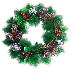 Венок ВОЛШЕБНАЯ СТРАНА Новогодний 38 см SYCB17-197 