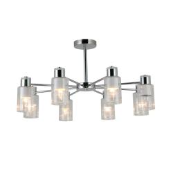 Люстра ЛАЙТ СФЕРА 74589/8 Chrome+white Хром