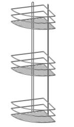 Полка для ванной PROFFERO тройная овал хром