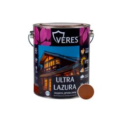Декоративный антисептик VERES Ultra Lazura №8 Дуб темный 2,7 л