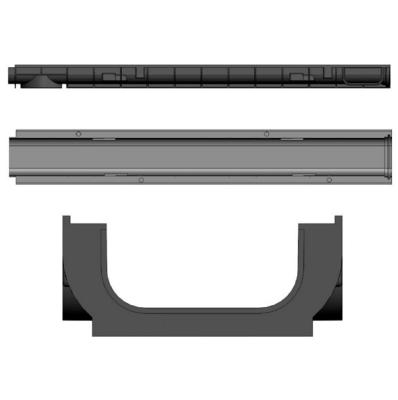 Лоток GIDROLICA Standart DN100 пластик 1000*146*60 мм