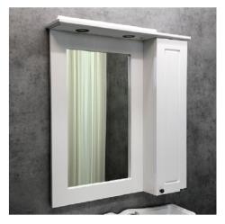 Зеркальный шкаф COMFORTY Палермо 80 79*86 см