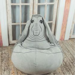 Кресло-мешок DREAMBAG Ждун Серый 110*140 см