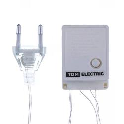 Гирлянда Нить TDM 8 режимов белый холодный 4 м