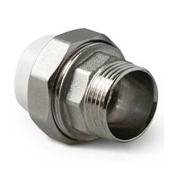 Муфта ПП FORMUL полипропилен комбинированная разъемная 32 мм 1" НР