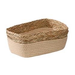 Корзина плетёная Рита, 30*20*12,5 см, беж/Доляна/