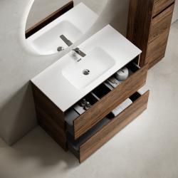 Тумба с раковиной SANCOS Libra Floor 100 дуб чарльстон 