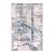 Ковер ОРИЕНТАЛЬ 4342A - LIGHT GREY - LIGHT BLUE прямоугольник размер 0,8*1,5 м