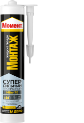 Жидкие гвозди МОМЕНТ Монтаж Суперсильный МВп-70 Бесцветный 280 г