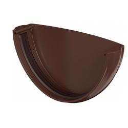 Заглушка желоба ТЕХНОНИКОЛЬ Оптима Темно-коричневый универсальная 120/80 мм