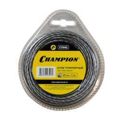 Леска для триммера CHAMPION Alu Twist витая 2,4 мм 12 м