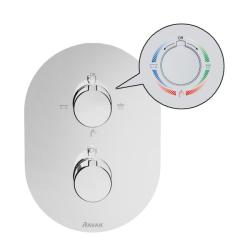 Смеситель для ванны и душа RAVAK Chrome CR 067.00 встраиваемый