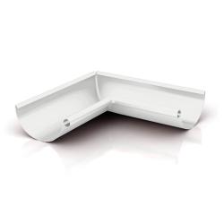 Угол желоба СТАНДАРТ RAL 9003 внешний 125/100 мм