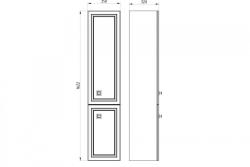 Пенал ASB WOOD LINE Каталина 35*162,2 см