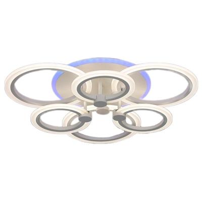 Люстра ЛАЙТ СФЕРА 3009/3+3 WT+RGB Белый