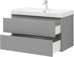 Тумба с раковиной AQUANET Вега 80 мисти грин