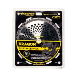 Нож с зубцами из твердого сплава CHAMPION Dragon 40/255/25,4 C5175