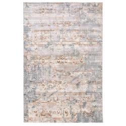 Ковер БЕЛЛА D057A - CREAM SHIRINK / BLUE FDY прямоугольник размер 1,0*2,0 м