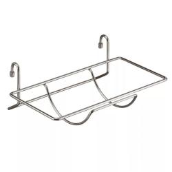 Полка на рейлинг для бумаги одинарная хром